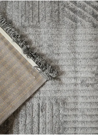 240x340cm Silk Thread Carpet - Grey