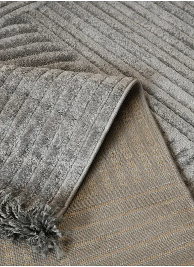 200x280cm Silk Thread Carpet - Grey