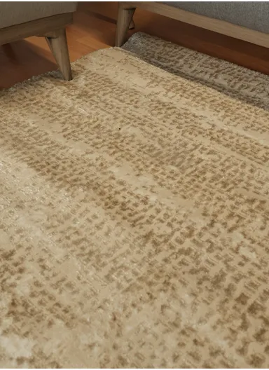 200x280cm Silk Thread Carpet - Beige