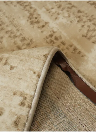 100x200cm Silk Thread Carpet - Beige