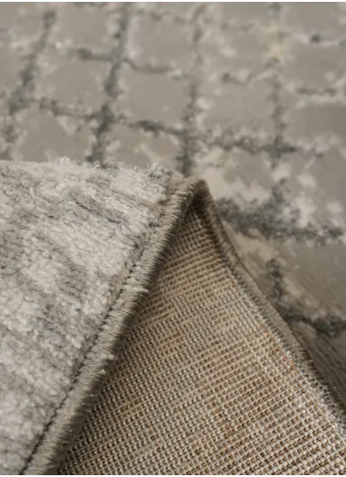 80x150cm Silk Thread Carpet - Grey