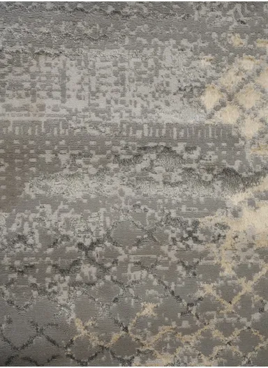 80x150cm Silk Thread Carpet - Grey