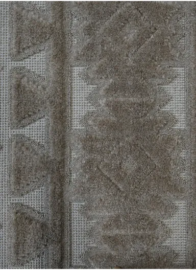 160x230cm Silk Thread Carpet - Light Brown