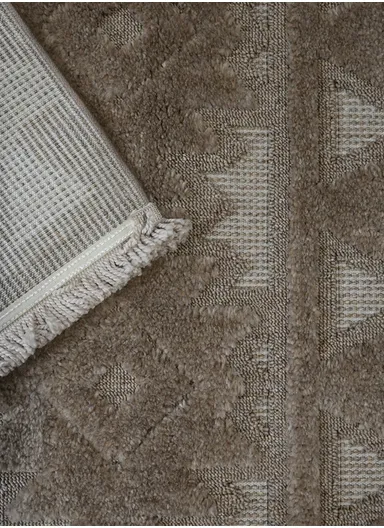 280x380cm Silk Thread Carpet - Light Brown