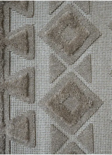 280x380cm Silk Thread Carpet - Light Brown