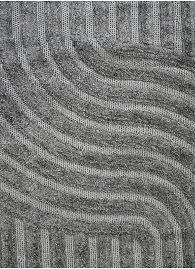 240x340cm Silk Thread Carpet - Grey