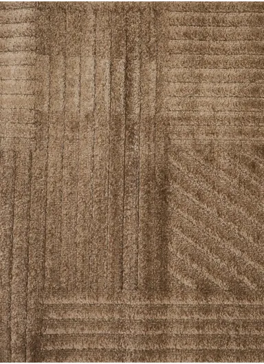 280x380cm Silk Thread Carpet - Brown