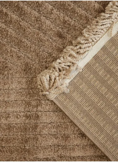 280x380cm Silk Thread Carpet - Brown