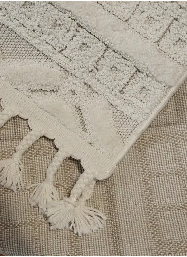 160x230cm Silk Thread Carpet - Off-White