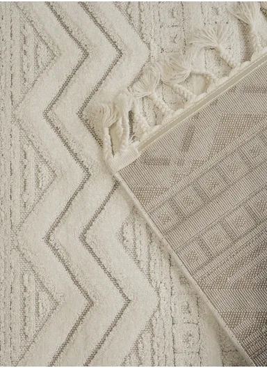 200x280cm Silk Thread Carpet - Off-White