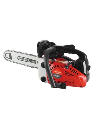 25.4CC Gas Chainsaw with 10"/12" Guide Bar, 1.22HP 2-Stroke Engine CS2500
