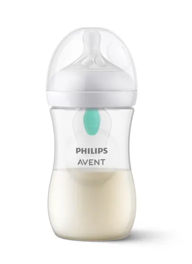 260ml Natural Response Baby Bottle with AirFree Vent Medium-Flow Teat SCY673/01