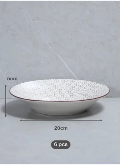 18 Pieces Rounded Stoneware Dinnerware Set, Dishwasher &amp; Microwave Safe Durable Everyday Dining Set YH18-119