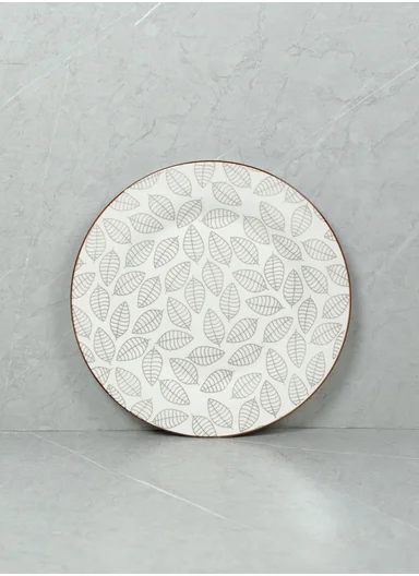 18 Pieces Rounded Stoneware Dinnerware Set, Dishwasher &amp; Microwave Safe Durable Everyday Dining Set YH18-124 