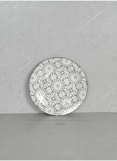 24 pieces Stoneware Dinnerware Set, Dishwasher &amp; Microwave Safe Durable Everyday Dining Set 