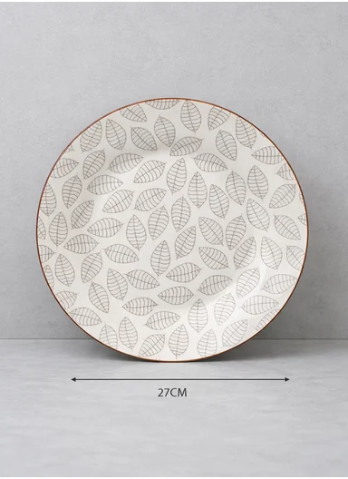 24 pieces Stoneware Dinnerware Set, Dishwasher &amp; Microwave Safe Durable Everyday Dining Set 