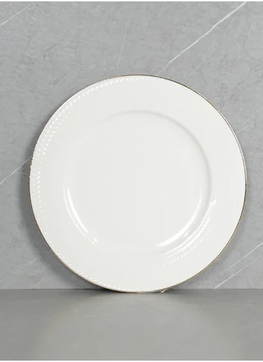 18 pieces Stoneware Dinnerware Set, Dishwasher &amp; Microwave Safe Durable Everyday Dining Set -Woven