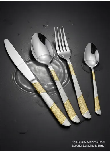 86-Piece 18/10 Stainless Steel Cutlery Set With 2-Layer Luxury Storage Drawer – HR036-8