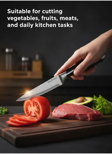 3.5" Stainless Steel Paring Knife with Ergonomic Handle HR639-3