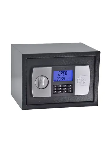 7Kg Double Locking Steel Bolts Electronic Digital Safe Box With Override Key (W30 x D20 x H20)cm T-20 - Grey