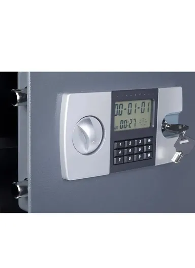 7Kg Double Locking Steel Bolts Electronic Digital Safe Box With Override Key (W30 x D20 x H20)cm T-20 - Grey