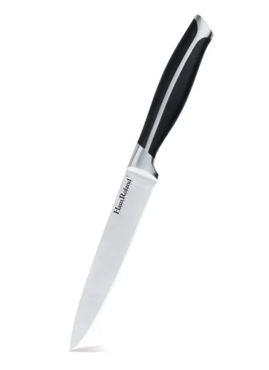 5" Stainless Steel Utility Knife with Ergonomic Handle HR639-2