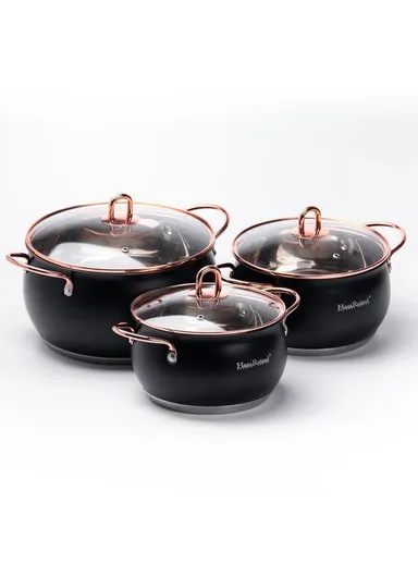 18/20/24CM 6PC Casserole Cookware Set HR109-2 