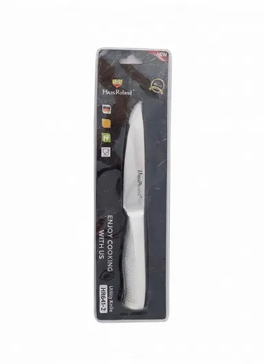 5" Stainless Steel Utility Knife with Ergonomic Handle HR641-2