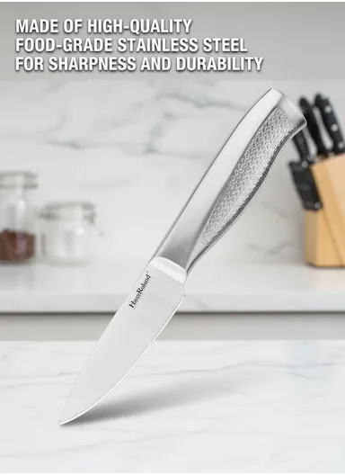 3.5" Stainless Steel Paring Knife with Ergonomic Handle HR641-3