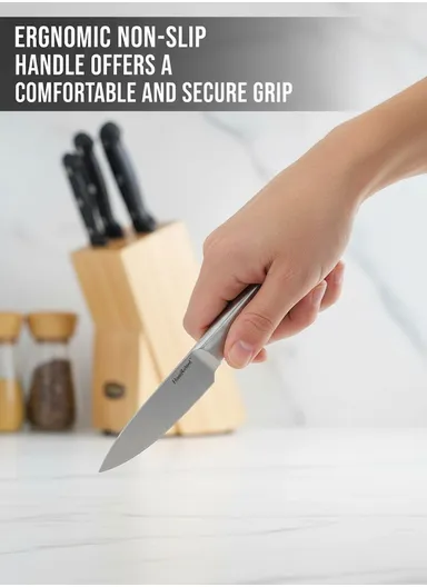 3.5" Stainless Steel Paring Knife with Ergonomic Handle HR641-3