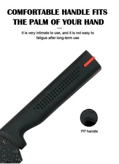 3.5" Stainless Steel Paring Knife with Non-Stick Marble Coating HR643-3