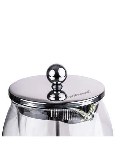 600ML Double-Wall Glass Press Coffee Maker (D12 x H18)cm