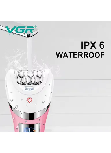 5-in-1 Salon-Grade Lady Care Set, 30 Tweezer Epilator, 180 Min Runtime &amp; IPX6 Waterproof V-759