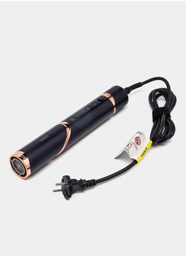 4 Pcs 1400W Salon-Grade Hot Air Brush with 12 Custom Modes &amp; 90° Foldable Handle V-474 - Turquoise