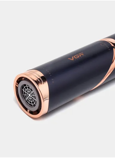 4 Pcs 1400W Salon-Grade Hot Air Brush with 12 Custom Modes &amp; 90° Foldable Handle V-474 - Navy