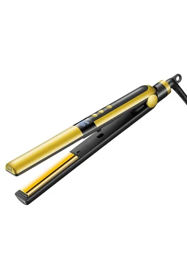 Professional Hair Straightener with Tourmaline Ceramic Plates, 230°C Max Temp &amp; Fast PTC Heating V-510