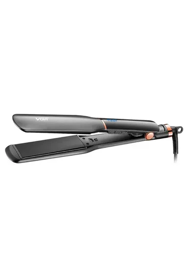 70W Professional Hair Straightener with 38mm Wide Ceramic Plates, 200°C Max Temp &amp; Digital LED Display V-519S