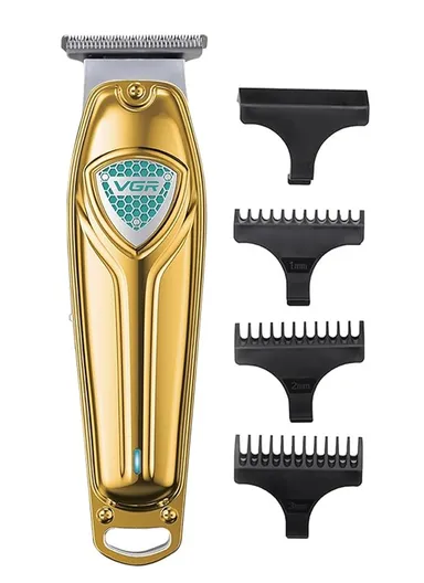 Professional Rechargeable Hair Trimmer, Cordless Hair Trimmer with LED Display &amp; Guiding Comb V-911