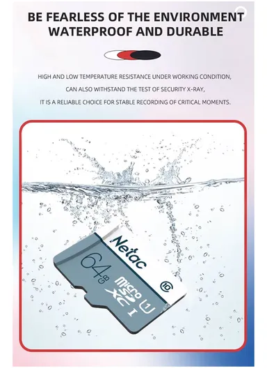 32GB 100MB/s Memory Card P500 Industry Standard, Class 10/U1 Extreme Durability