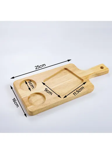 Wood Hanging Basket Tablescape &amp; Stainless Steel Fries Basket 