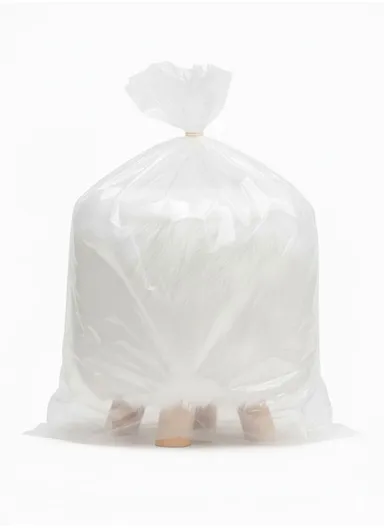 Simple Creative Long Faux Fur Small Stool Portable, Anti-Slip Top &amp; Space-Saving Design (D30 x H32)cm – White