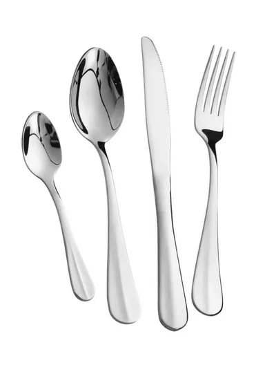 24-Pieces Premium Stainless Steel Cutlery Set with Ergonomic Design HR049-2