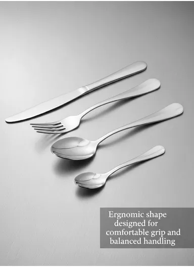 24-Pieces Premium Stainless Steel Cutlery Set with Ergonomic Design HR049-2