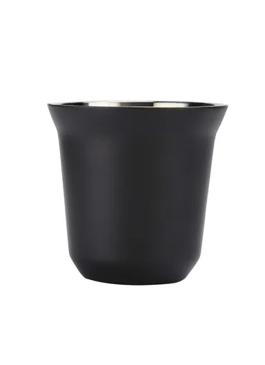 160ml Colpo Doppio Stainless Steel Coffee Cup PR0064 - Black