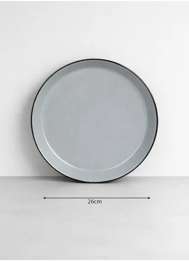 12 pieces Stoneware Dinnerware Set, Dishwasher &amp; Microwave Safe Durable Everyday Dining Set-Terracotta - Black