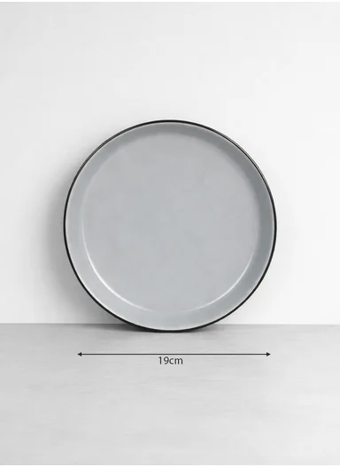 12 pieces Stoneware Dinnerware Set, Dishwasher &amp; Microwave Safe Durable Everyday Dining Set-Terracotta - Black