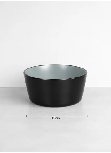 12 pieces Stoneware Dinnerware Set, Dishwasher &amp; Microwave Safe Durable Everyday Dining Set-Terracotta - Black