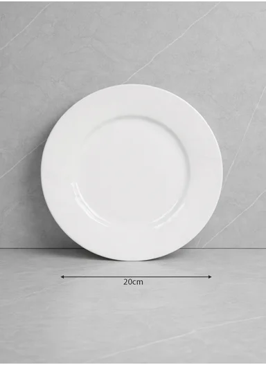 24 pieces Stoneware Dinnerware Set, Dishwasher &amp; Microwave Safe Durable Everyday Dining Set -White