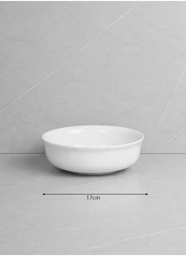 24 pieces Stoneware Dinnerware Set, Dishwasher &amp; Microwave Safe Durable Everyday Dining Set -White