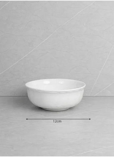 24 pieces Stoneware Dinnerware Set, Dishwasher &amp; Microwave Safe Durable Everyday Dining Set -White